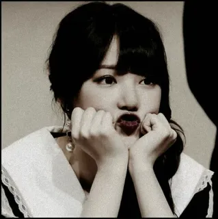 🗞 8a58a990 ผู้หญิง, เกาหลี, น่ารัก, ภาพเหมือน, ใบหน้า telegram sticker