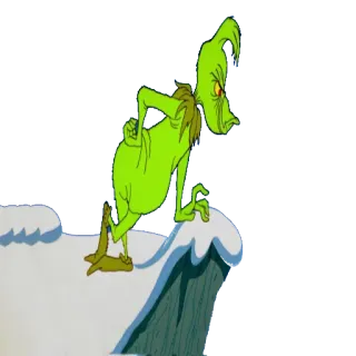 Christmas Grinch telegram stickers