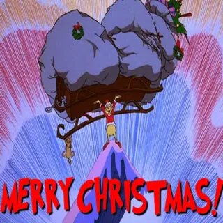 Christmas Grinch telegram stickers