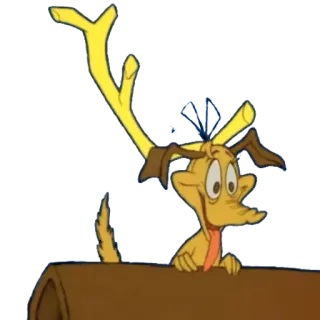 🎅 812277f6 Max How the Grinch Stole Christmas Max, Grinch, Christmas, dog, cartoon telegram sticker