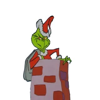🎅 e441640f Grinch Grinch, Christmas, cartoon, funny, holiday telegram sticker