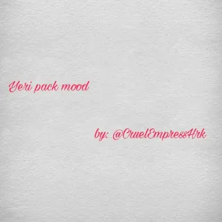 🏹 93b40bc7 yeri pack mood by: @CruelEmpressHrk telegram sticker