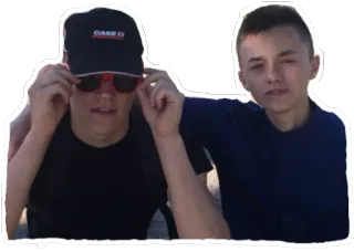 🐭 7309e748 gente, amistad, gafas de sol, exterior, retrato telegram sticker