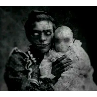 👶 dc91893a ホラー, 不気味, 怖い, 邪悪, 幽霊 telegram sticker