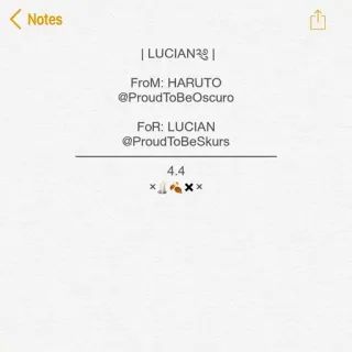 ✖️ c089095e Lucian | LUCIAN |
FroM: HARUTO
@ProudToBeOscuro
FOR: LUCIAN
@ProudToBeSkurs
4.4
XXX telegram sticker