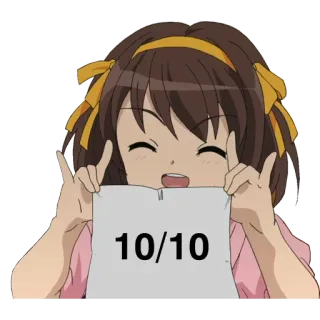 Haruhi Suzumiya 3000 telegram stickers