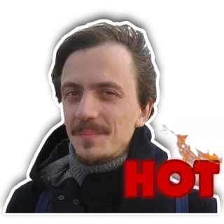 😘 f7c3799d HOT ホット, 炎, 火, ステッカー, ポートレート telegram sticker