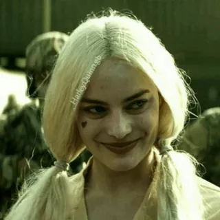 😈 3da6b6a5 Harley Quinn Suicide Squad harley quinn, margot robbie, suicide squad, penjahat, dc comics, film telegram sticker