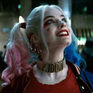 🙄 d26d095e Harley Quinn Suicide Squad PUDDIN Harley Quinn, Suicide Squad, Margot Robbie, DC Comics, penjahat, puding telegram sticker