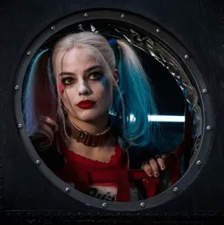 😐 fff8f599 Harley Quinn PUDDIN' Harley Quinn, DC Comics, Karakter, Komik, Penjahat, Anti-hero telegram sticker