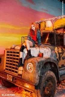 💫 813a9216 BLACKPINK BLACKPINK, K-pop, music, girl group, singer, album cover, celebrity whatsapp sticker