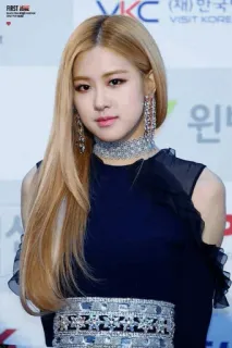 💫 e7da35f5 Rose kpop, singer, rose, blackpink, celebrity, music whatsapp sticker