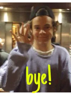 👋 3dbe17ac bye! バイバイ, 別れ, 有名人, 男性, 手のジェスチャー telegram sticker