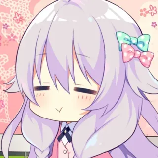 ❄️ 2bf93c3a anime, kawaii, cute, chibi telegram sticker