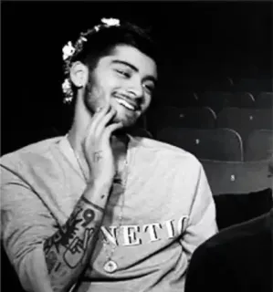 😂 158118fe Zayn Malik singer, celebrity, portrait, music, man telegram sticker