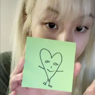 👩 b68ac8c1 หัวใจ, ภาพวาด, การ์ตูน, ใบหน้า telegram sticker