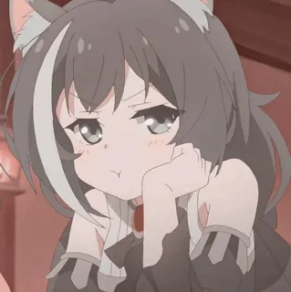 🥡 19cac750 Anime, Katmeisje, Kawaii, Schattig, Manga whatsapp sticker