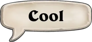 🆒 105bde6f Cool かっこいい, 表情, 吹き出し telegram sticker