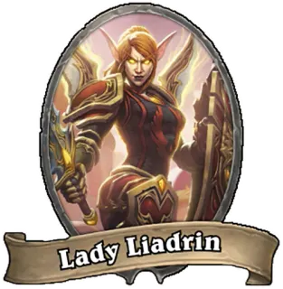 👸 5f1e4d5e Lady Liadrin ファンタジー, エルフ, 戦士, World of Warcraft, Hearthstone, キャラクター telegram sticker