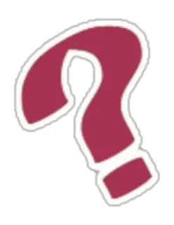 ❓ 94cb8382 вопросительный знак, символ, неопределенность, сомнение, неизвестно, запрос telegram sticker