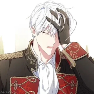 🤍 f7e2ab17 Anime, Manga, Karakter, Rambut Putih, Sarung Tangan, Pakaian Formal telegram sticker