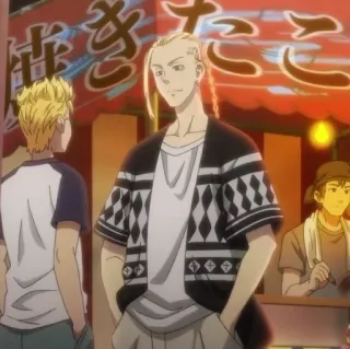 🍙 262f6a37 Draken Tokyo Revengers Anime, Tokyo Revengers, Draken, Personaje, Dibujos animados, Animación whatsapp sticker