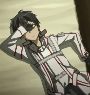 😪 2f681d4c Kirito Sword Art Online Anime, Personaje, Kirito, Sword Art Online, Cansado, Personaje de anime whatsapp sticker