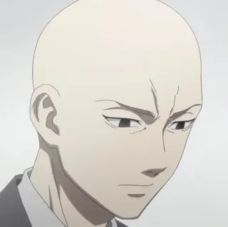 🍙 af128d35 Anime, Manga, Personaje, Retrato, Calvo whatsapp sticker