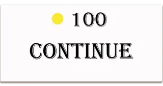 👂 5cce1909 100 CONTINUE số, tiếp tục, tin nhắn telegram sticker