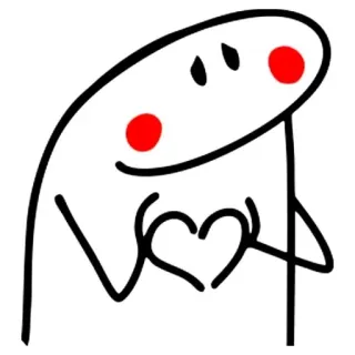 🥺 7b175a3c amour, coeur, dessin animé, personnage, mignon whatsapp sticker