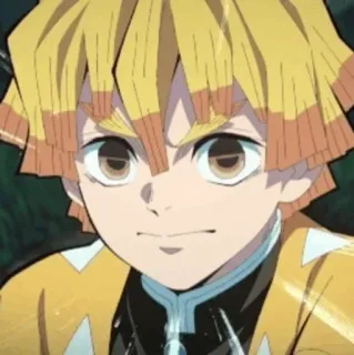 🧡 4d8ea10b Zenitsu Agatsuma Demon Slayer アニメ, 鬼滅の刃, 善逸, 我妻, キャラクター, 漫画 telegram sticker