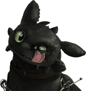 Toothless telegram stickers