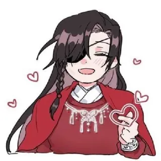 🥰 275f3df4 Anime, Miłość, Serce, Słodkie, Postać telegram sticker