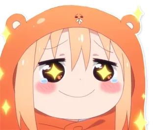 😍 14d92843 Umaru Doma Himouto! Umaru-chan Anime, Manga, Umaru, Lucu, Kawaii, Chibi whatsapp sticker
