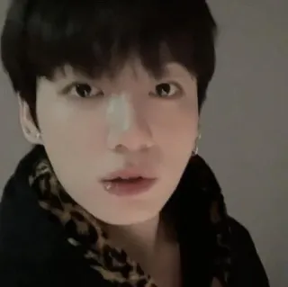 🚃 b92167e7 Jungkook Jungkook, BTS, K-pop, cantante, celebridad, retrato telegram sticker