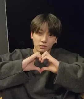 ❤ d1dad7c5 persona, corazón, amor, corazón con la mano, k-pop telegram sticker