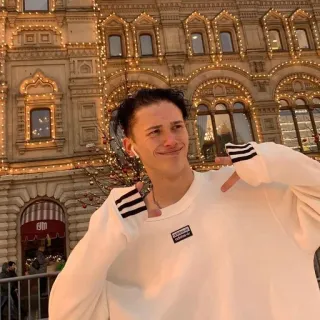 Даня Милохин😍 whatsapp stickers