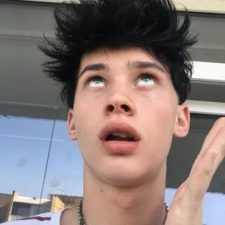 🙄 7cddf48e anak laki-laki, orang, muda, potret, wajah, remaja telegram sticker