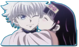 😘 37e808a0 Killua Zoldyck Anime, Kuss, Cartoon, Figur telegram sticker