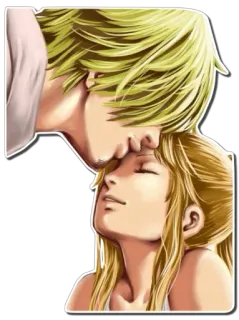 😘 3980dad7 Kuss, Romantik, Liebe, Zuneigung, Paar telegram sticker