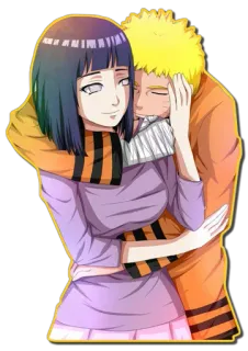 ❤ 51fec96c Naruto Anime, Naruto, Hinata, Cartoon, Liebe, Paar telegram sticker
