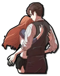 ❤ c5b25c2d Paar, Umarmung, Romantik, Umarmen, Zuneigung telegram sticker