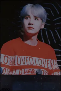 🕯 00f34b4d LOVED LOVED LOVED kpop, 아이돌, 음악, 가수, 연예인, 사람, 남성 whatsapp sticker