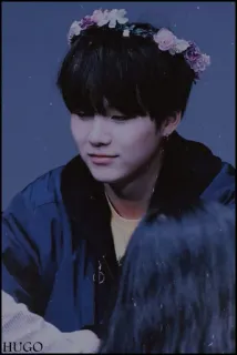 🥂 630b4a25 HUGO 사람, 꽃관, 인물 whatsapp sticker