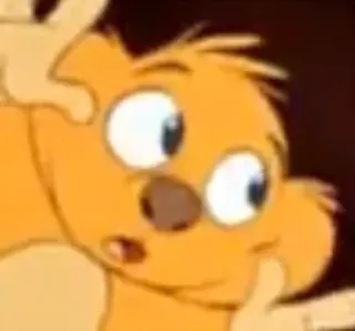 😌 ab7260cc Hoạt hình, Động vật, Gấu, Dễ thương, Biểu cảm, Bối rối telegram sticker