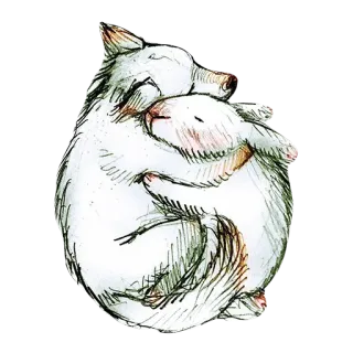 Hugs not Drugs whatsapp stickers