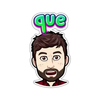 🤔 9daf7442 que Kartun, Emoji, Avatar, Ekspresi, Queer telegram sticker