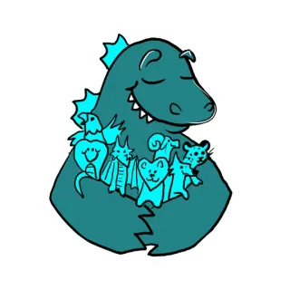 Godzilla whatsapp stickers