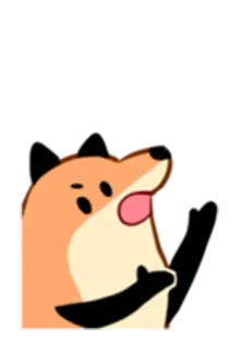 💁‍♂️ fb8dcd5b キツネ, 動物, マンガ, ステッカー, 可愛い telegram sticker