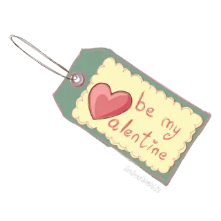 💙 4df16243 be my valentine valentine, love, heart, tag, greeting, romantic, celebration telegram sticker